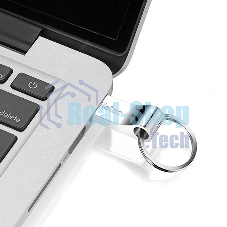Флешка USB Netac U275 (NT03U275N-032G-20SL), 32Gb, USB 2.0, R/W 50/40, серебристый