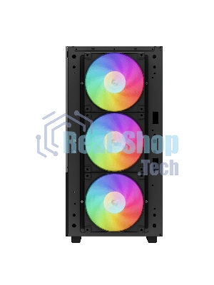 Компьютерный корпус DeepCool CH560 Digital черный (R-CH560-BKAPE4D-G-1) (ATX, без БП, 2хUSB, с окном)