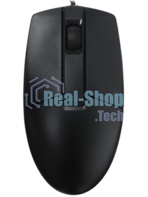 Мышь проводная A4Tech OP-330 черный, 1200 dpi, USB, кнопки - 3