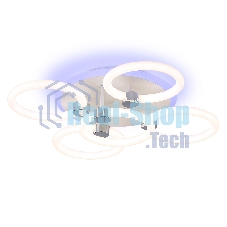 Потолочный светодиодный светильник FA3841/4+1 WH белый 70W 3000K-6400K+RGB D538*115 (ПДУ РАДИО 2.4G)