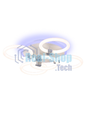 Потолочный светодиодный светильник FA3841/4+1 WH белый 70W 3000K-6400K+RGB D538*115 (ПДУ РАДИО 2.4G)