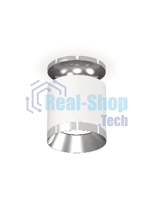Светильник Ambrella Light XS7401101 SWH/PSL белый песок/серебро полированное MR16 GU5.3 (N7927, C7401, N7032)