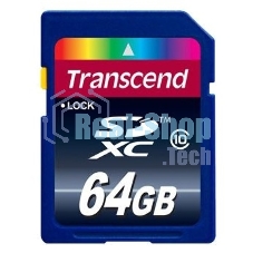 Флеш карта SDXC 64Gb Class10 Transcend TS64GSDXC10U1 BULK w/o adapter