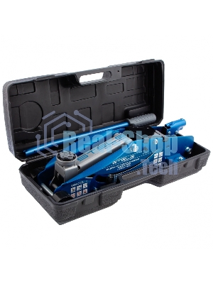 Домкрат Stels 51132 гидравлический подкатной с фиксатором 2.5 т safety pin 140-385 мм в кейсе