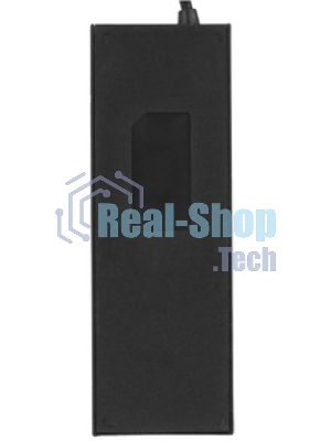 Разветвитель USB2.0 Gembird 4xUSB, блок питания 2А, подсветка и выкл, кабель USB 55 см, черный