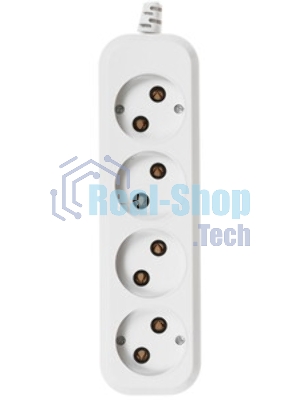 Сетевой удлинитель Buro BU-PTE4.1UC-B 1.5 м (4 розетки) черный (пакет ПЭ)