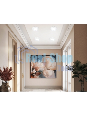Светильник встраиваемый TU5205 WH белый IP20 GX70 D150*52