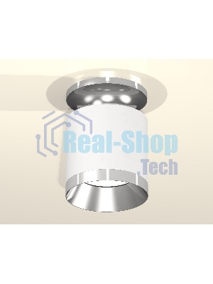 Светильник Ambrella Light XS7401101 SWH/PSL белый песок/серебро полированное MR16 GU5.3 (N7927, C7401, N7032)