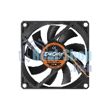 Вентилятор для корпуса ExeGate ExtraPower EP08015S3P черный, 80 мм, 2500 об/мин, 25.5 дБ, 3 pin