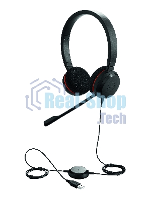 Гарнитура Jabra Evolve 20 MS Stereo USB чёрный, проводная