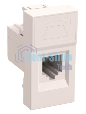 Розетка телефонная RJ-11 IEK (CKK-40D-RT1-K01) РКФ-10-00-П кат.3 (на 1 модуль) ПРАЙМЕР белая