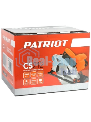 Циркулярная пила (дисковая) Patriot CS 212 1800Вт (ручная)