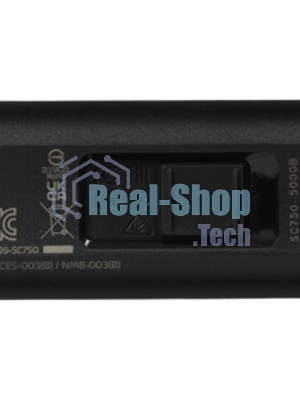 Внешний SSD ADATA SC750, 500Gb, USB 3.2 Gen 2 Type-C, R/W 1050/1000, черный