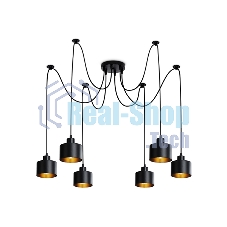 Светильник Ambrella light TR8132/6 BK черный E27*6 max 40W D700*800