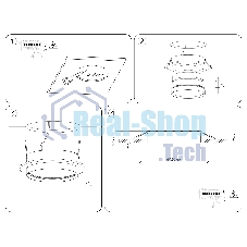 Светильник встраиваемый TU5205 WH белый IP20 GX70 D150*52