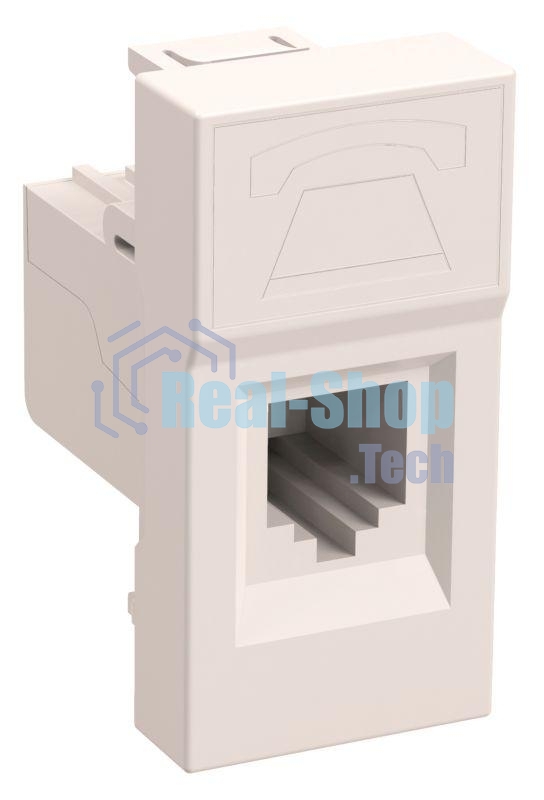 Розетка информационная РКИ-10-00-П RJ-45 UTP кат.5e (на 1 модуль) ПРАЙМЕР белая IEK