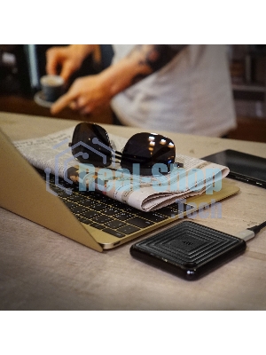 Внешний SSD 2TB Silicon Power PC60, External, USB 3.2 Type-C R/W - 540/500 MB/s черный