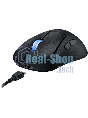 Мышь беспроводная/проводная ASUS ROG Keris II ACE черный, 42000 dpi, радиоканал, Bluetooth, USB, кнопки - 6