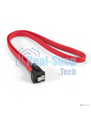 Кабель SATA ExeGate EX-CC-SATADATA90-0.5L (7pin/7pin, угловой разъем, металлические защелки, 0,5м)