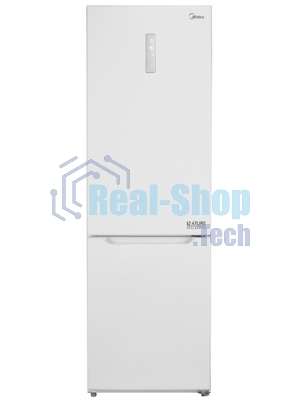Холодильник Midea MDRB519MGE01ID белый двухкамерный 263/123л морозилка снизу, No Frost