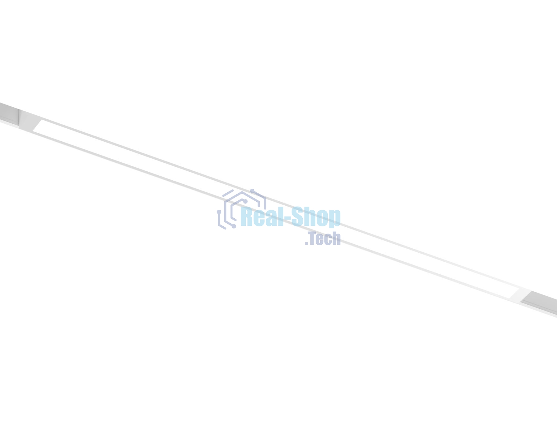 Трековый линейный светильник Ambrella light GL8050 WH белый IP20 27W 3000-6000K 220V 120° 600*25*41