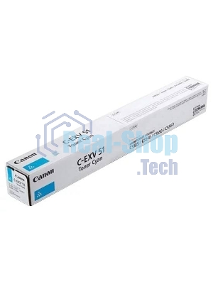 Картридж лазерный Canon C-EXV 51 голубой (60 000 стр.) для Canon imageRUNNER ADVANCE C5535, C5535i, C5540i, C5550i, C5560i