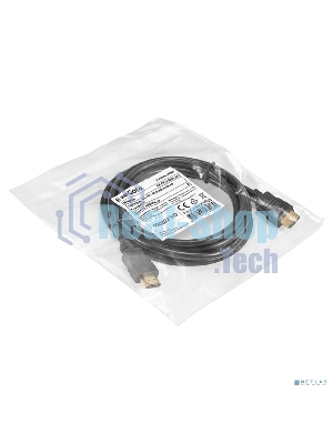 Кабель HDMI ExeGate EX-CC-HDMI-2.0 (19M/19M, 2м, v1.4b, позолоченные контакты)
