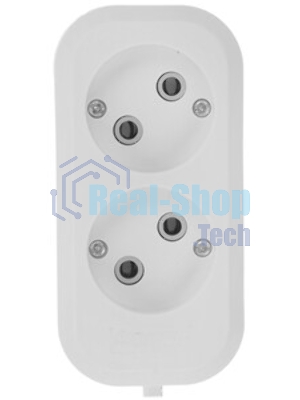 Удлинитель бытовой Smartbuy (SBE-10-2-02-N) 2 гнз х 2,0 м (10А/2.2 кВт, ПВС 2х1.0)