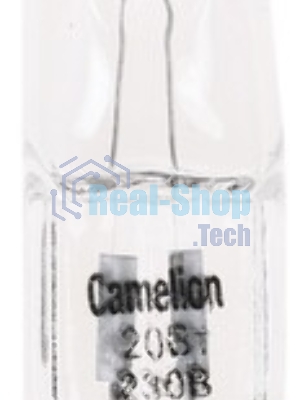 Лампа галогенная JD 20Вт капсула g4 2850К 240В g4 Camelion 10405