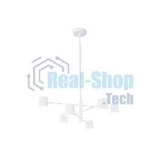 Подвесной светодиодный светильник Ambrella light FL51711/6 WH белый 3000K/4200K/6400K 29W D700*800 (Без ПДУ)