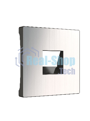 Накладка для розетки Ethernet RJ-45 и телефонной розетки RJ11 (глянцевый никель)