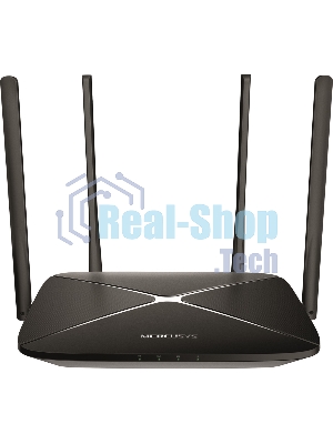 Роутер беспроводной Mercusys AC12G AC1300 10/100/1000BASE-TX черный