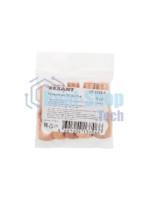 Наконечник Rexant ТМ 25–10–8 (25 мм²-Ø 10 мм) (в упак. 5 шт.)