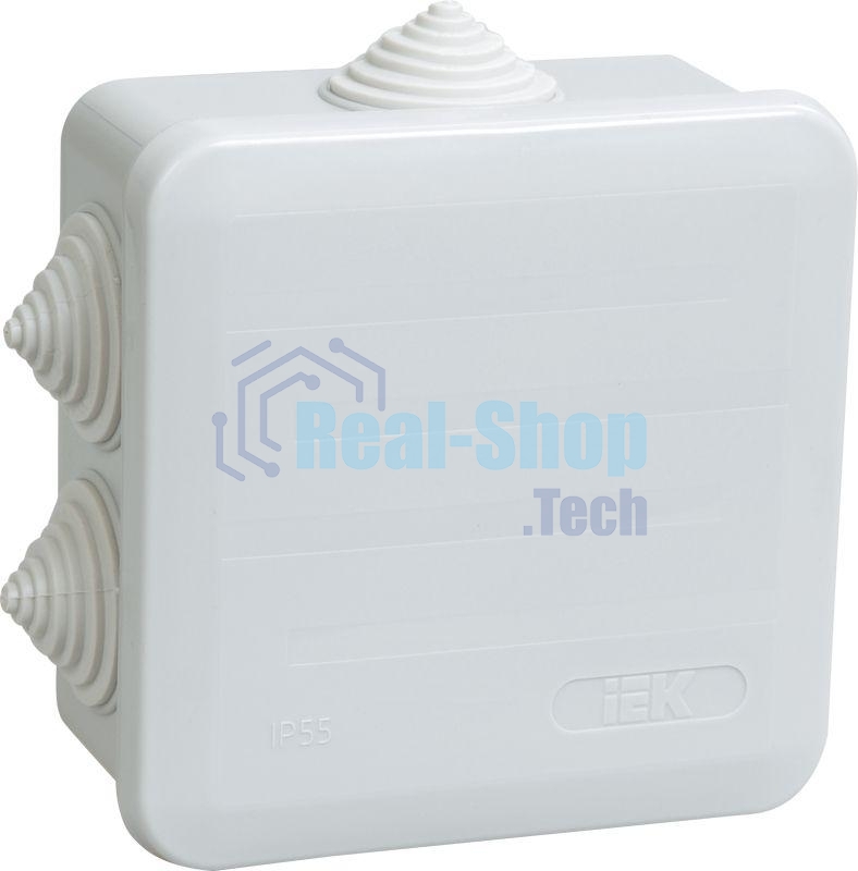 Коробка распаячная ОП 100х100х50 IP44 КМ41255 IEK UKOZ11-100-100-050-K41-44