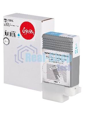 Картридж струйный Sakura 2886C001 (PFI-120 C) для Canon, голубой, 130 мл.