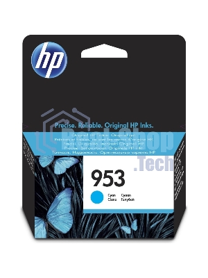 Картридж струйный HP 953 F6U12AE голубой для HP OJP 8710/8715/8720/8730/8210/8725 (630 стр.)