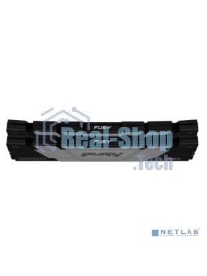 Оперативная память Kingston Fury Renegade, DDR4, 32GB (2x16GB), 3200MHz, CL16, DIMM, с радиаторами, серый/черный