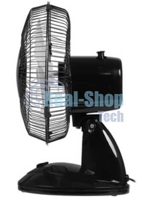 Вентилятор Rix RDF-2200W черный, настольный, 30 Вт, 2 скорости, 22 см