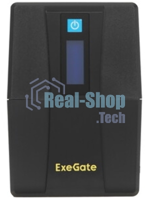 Источник бесперебойного питания ExeGate SpecialPro Smart LLB-600.LCD.AVR.2SH 600VA/360W, LCD, AVR, 2*Schuko, черный