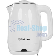Чайник электрический Sakura SA-2180W белый, 1,8 л., 1800 Вт