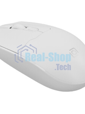 Мышь проводная Oklick 147M белый, 2000 dpi, USB, кнопки - 4
