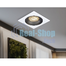Светильник встраиваемый Ambrella light TN102727 WH/BK белый/черный GU5.3 92*92*23