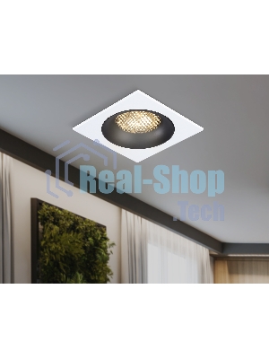 Светильник встраиваемый Ambrella light TN102727 WH/BK белый/черный GU5.3 92*92*23