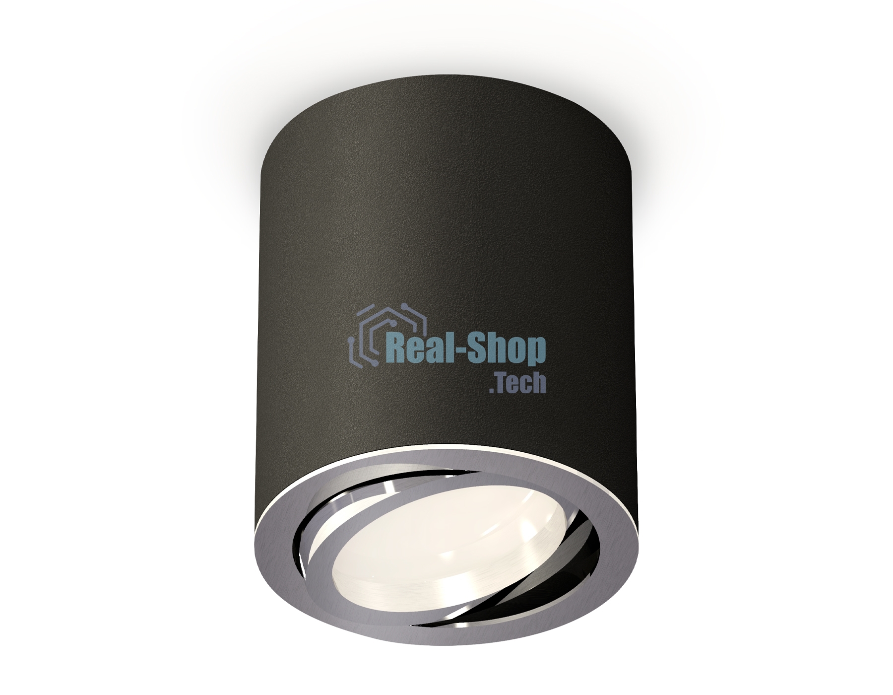 Светильник Ambrella Light XS7422002 SBK/PSL черный песок/серебро полированное MR16 GU5.3 (C7422, N7003)