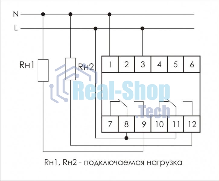 Реле времени PCR-515 (задержка вкл. 230В 2х8А 2перекл. IP20 монтаж на DIN-рейке) F&F EA02.001.006
