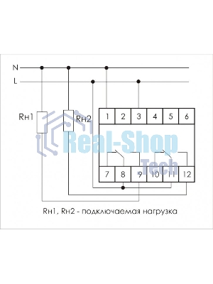 Реле времени PCR-515 (задержка вкл. 230В 2х8А 2перекл. IP20 монтаж на DIN-рейке) F&F EA02.001.006