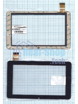 Сенсорное стекло (тачскрин) TPC-51072 V3.0, черное