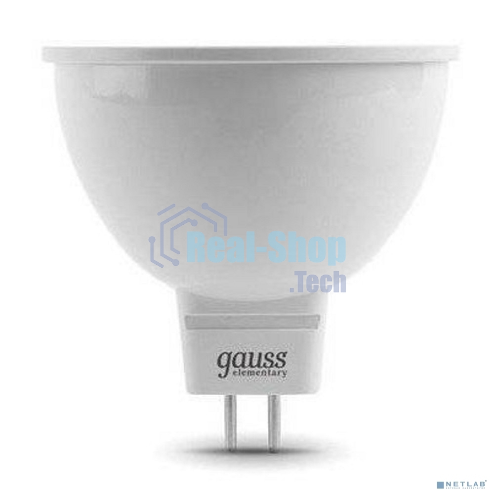 Лампа светодиодная LED Elementary MR16 GU5.3 9Вт 3000К Gauss 13519