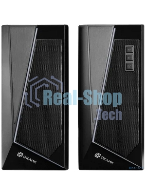 Акустическая система Oklick OK-125 2.0 черный 12Вт