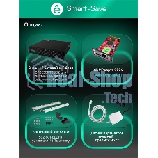Источник бесперебойного питания Systeme Electric Smart-Save Online SRTSE, 2 поколения 1000 ВА/Вт, 2U, 8 C13+1 Schuko, USB, RS-232, сухиеконтакты, SNMP-карта